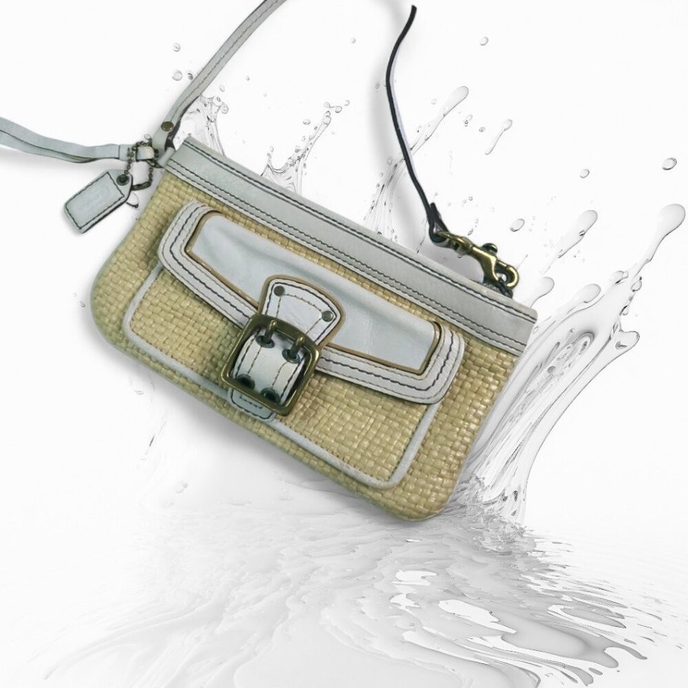 バッグ Coach Legacy Buckle Straw Shoulder Bag Coach Legacy Buckle Straw Shoulder Bag G90 | eBay