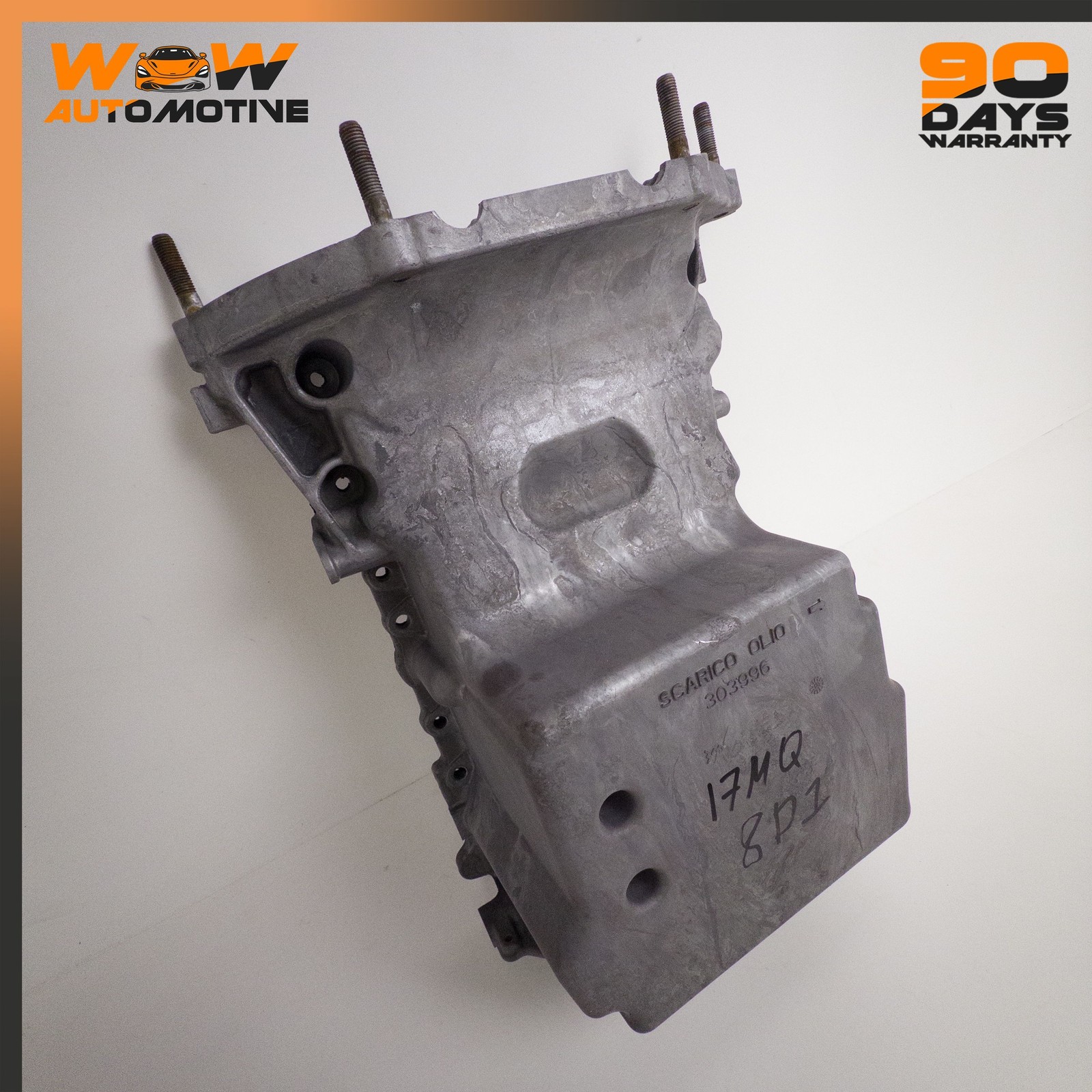 13-19 MASERATI GHIBLI 3.0L V6 ENGINE MOTOR LOWER BOTTOM OIL PAN SUMP OEM