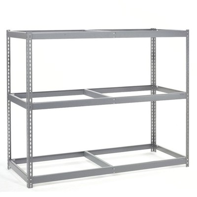 Wide Span Rack With 3 Shelves No Deck 1200 Lb Capacity Per Level 60''W x 24''D x