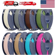 SUNLU PLA 3D Printer Filament Bundle 1.75mm 8 Pack 2kg Total Vacuum Sealed