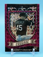 Garrett Crochet 2021 Chronicles Crusade Purple Velocity Prizm RC Sox