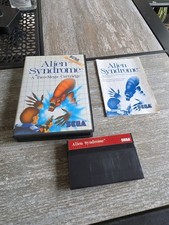 Alien Syndrome Sega Master System Complete CIB Manual Box game Tested