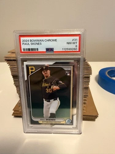 2024 Bowman Chrome Paul Skenes Rookie PSA 8 #31