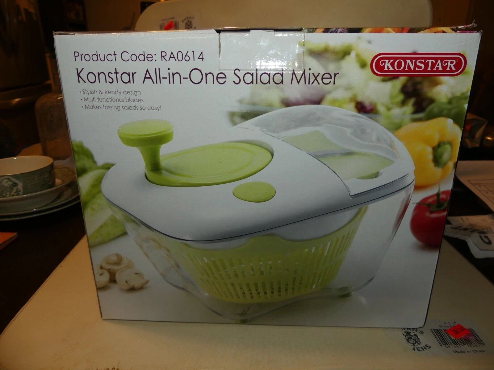 KONSTAR ALL-IN-ONE Salad Spinner Mixer - New in Box
Opens in a new window or tab