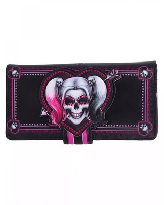 Little Monster - Harley Quinn Skull Geldbeutel 18,5cm