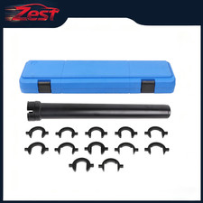 13pc Inner Tie Rod Removal Auto Tool Kit With 12 Sae Metric Crowfoot Adapters