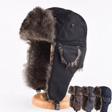 Russische Winter Mütze | Wasserdicht, Gefüttert, Ohrenschutz | Unisex Geschenk