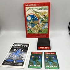 Frog Bog (Intellivision) ⭐ CIB with Protective Cases! ⭐ Clean Tested Works