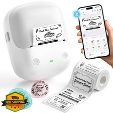 NIIMBOT B2 Label Maker Gray White Bluetooth 2Inch