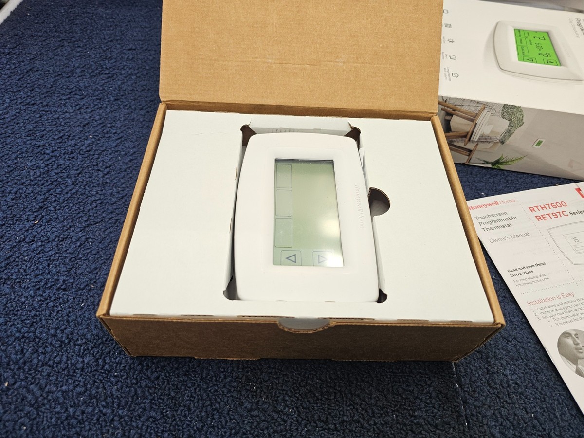 Honeywell RTH7600D Touchscreen 7-Day Programmable Thermostat 1030
