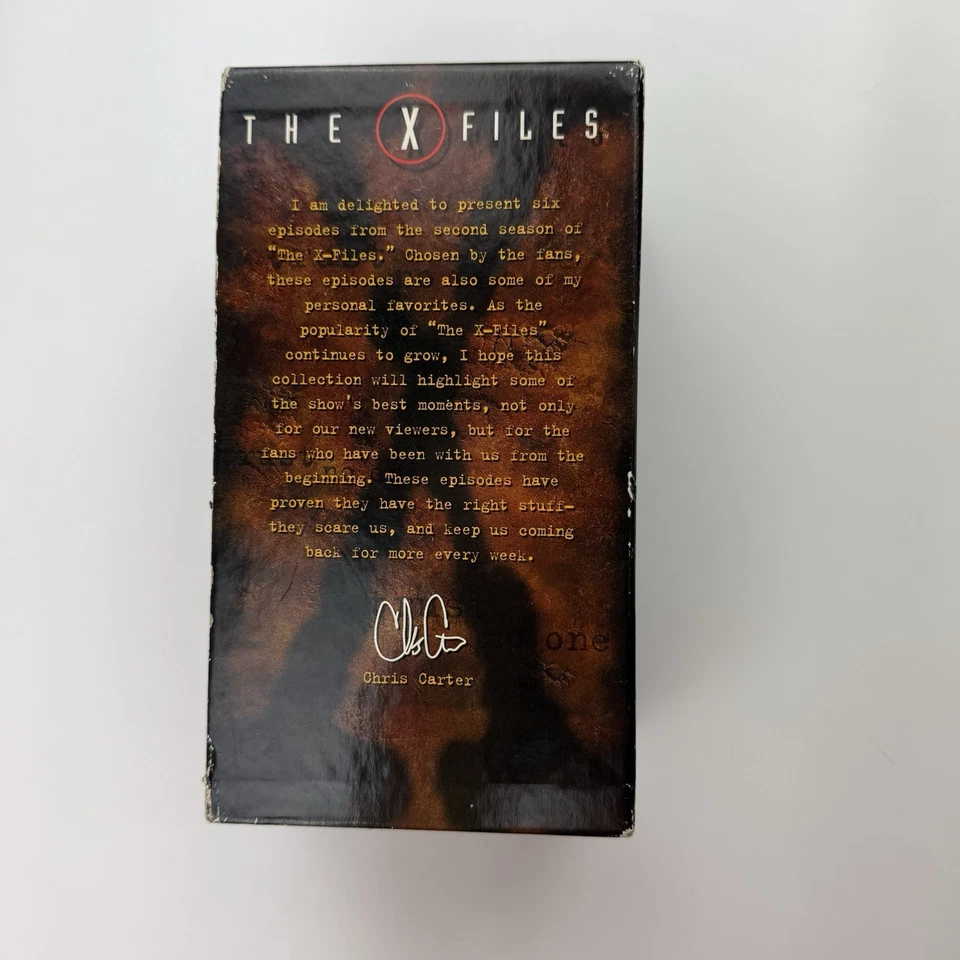 The X Files Box Set 3 VHS Tapes 1997 6 Episodes Season 2 - Image 3 of 4