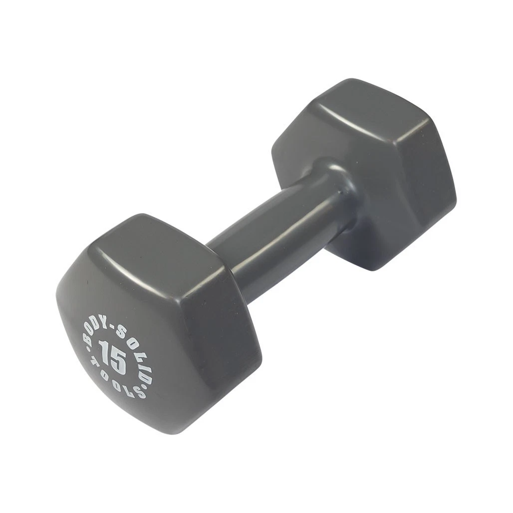 Body-Solid Tools Vinyl Dumbbell for Aerobic Training & Physical Therapy