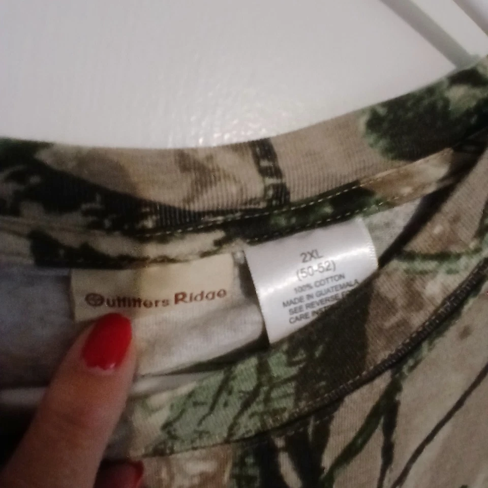 Outfitters Ridge Camo T Shirt Mens 2XL Hunting Casual - Image 2 of 3