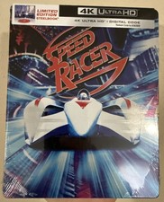 Speed Racer 4K Steelbook Brand New Sealed Ships in a Box Free Shipping