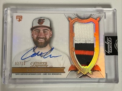 2024 Topps Dynasty COLTON COWSER Dynastic Auto Patch /10 RC Orioles