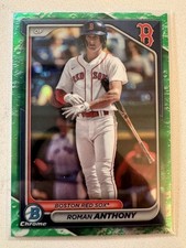 2024 Bowman Chrome Roman Anthony Lunar Green Refractor #BCP-22 Red Sox Prospect