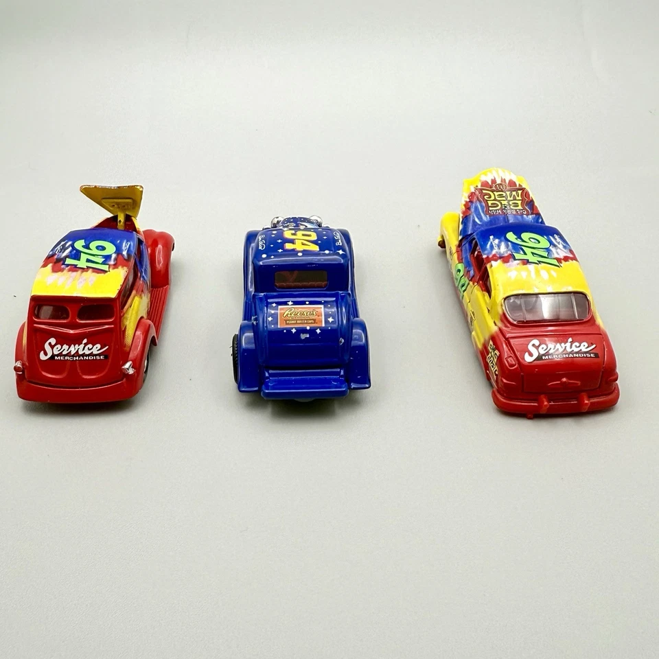 老式赛车冠军麦当劳 #94 NASCAR 促销车 3 件装 — 第 2/4 张图片