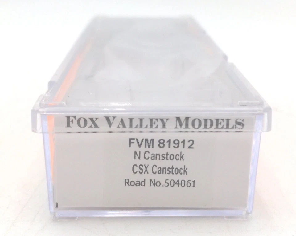 Fox Valley Models 81912 N CSX 50' Canstock Boxcar - Ready to Run #504061 LN/Box - Image 4 of 4