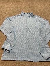 Alpine Design Women s L Blue Quarter Zip Pullover DRILOGIC Stretch Top 0530