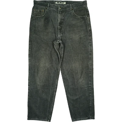 Pantalón vaquero McNeal 52 L28 verde militar para hombre cordón pierna recta ... - Imagen 1 de 4
