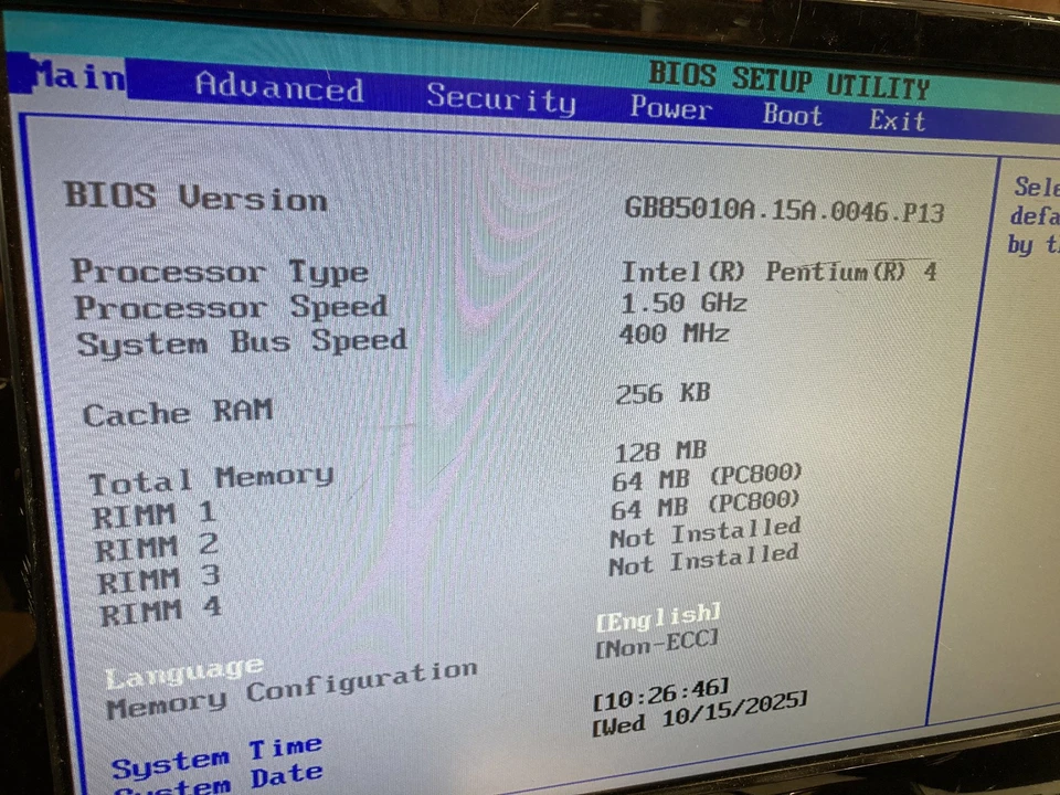 Gateway Performance 1500 Windows XP Pentium 4 1.50GHz 128MB RAM 4GB HDD - Image 3 of 4