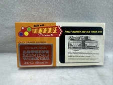 Roundhouse Ho Scale #1501 Wood Chip Car Set Kit For Train Set Layout