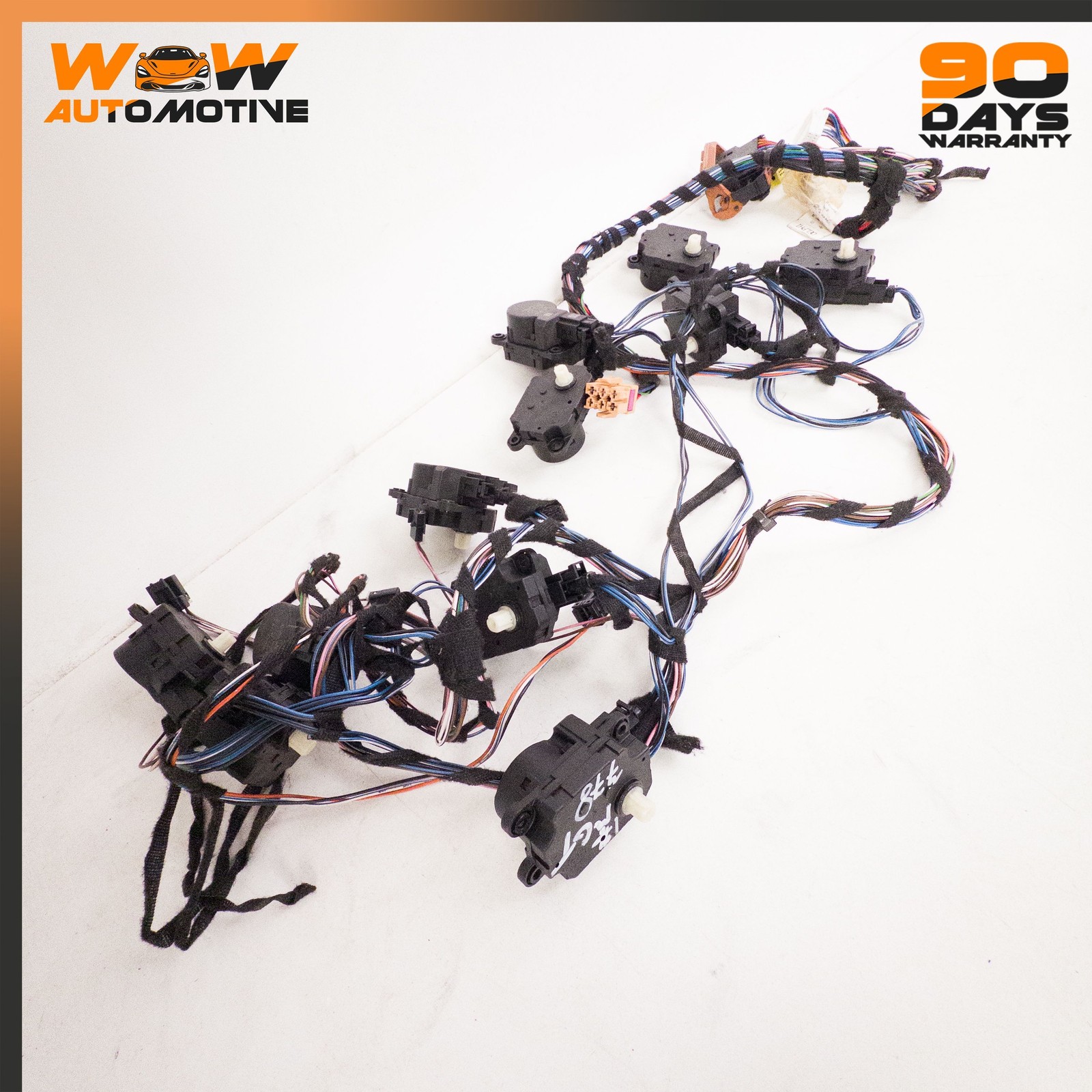 08-19 MASERATI GRANTURISMO FRONT HEATER BLOWER BOX WIRE WIRING HARNESS OEM