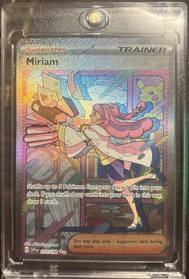 Pokémon TCG Miriam Holo Card 251/198 Scarlet & Violet Base Set