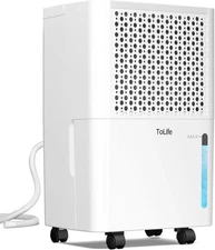 ToLife C5 Dehumidifier, 32 Pint Dehumidifier for Home-with Drain White/New