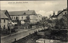 Ak Arnsdorf in Sachsen, Teilansicht - 3829125
