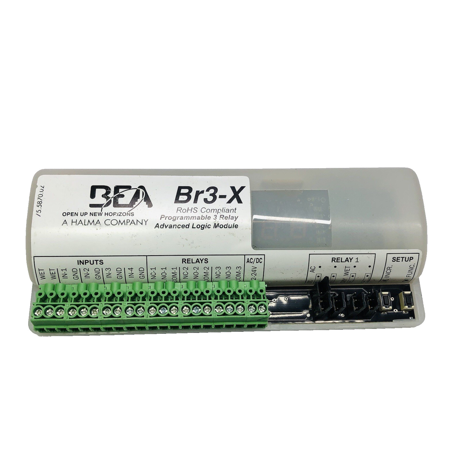 BEA PROGRAMMABLE 3 RELAY LOGIC MODULE 10BR3-X