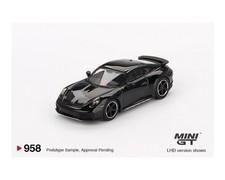 PORSCHE 911 DAKAR BLACK 1/64 DIECAST MODEL CAR BY MINI GT MGT00958