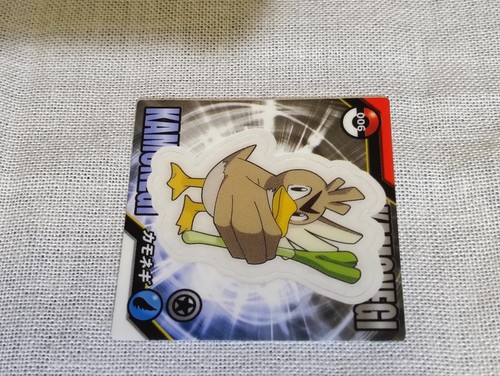 Farfetch'd Pokemon Snack Mini Sticker Nintendo Japanese B1859 - Picture 6 of 12