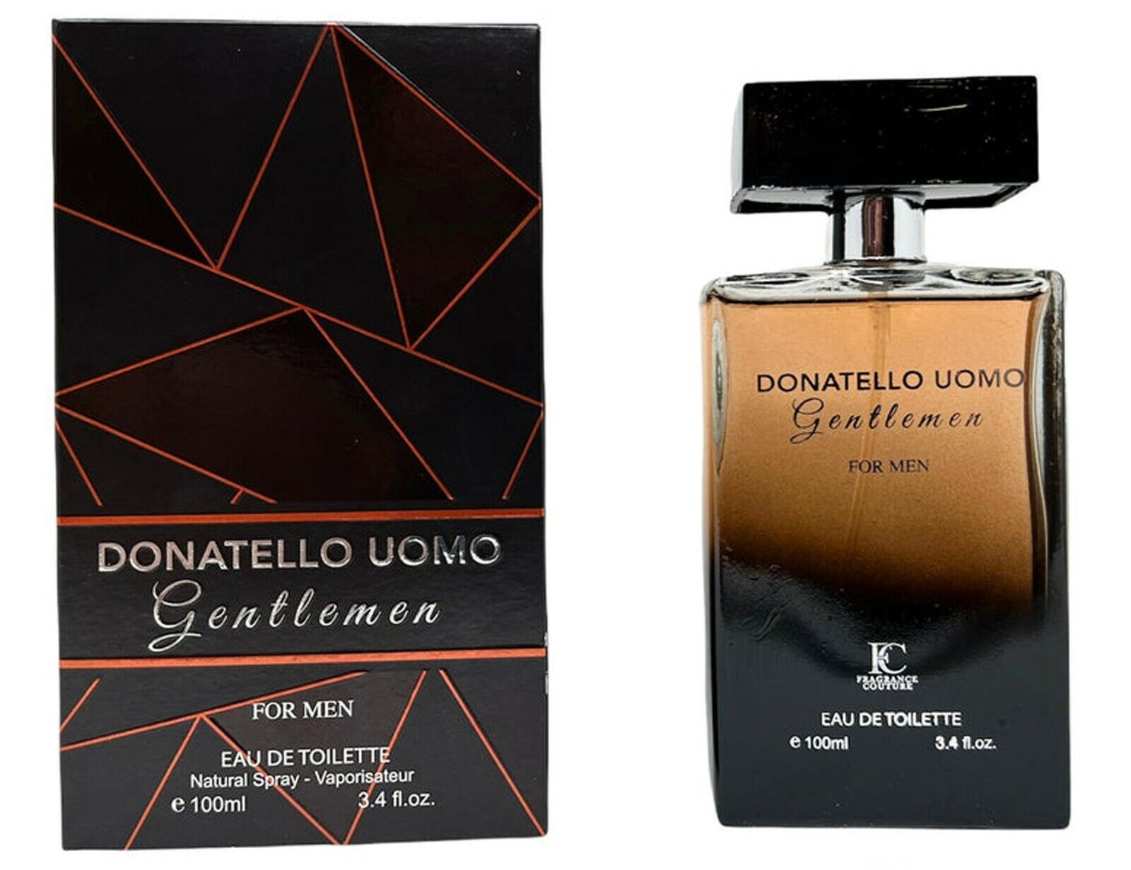 Fragrance Couture Donatello UOMO Gentlemen Men's Cologne 3.4 Oz EDT Spray