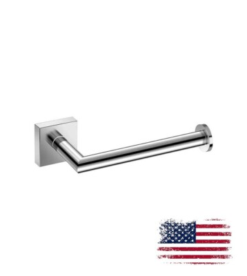 Modern Neo-Classic Toilet Paper Holder Stainless Steel Mounted Bathroom Storage
