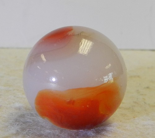 #15688m .98 Inches Vintage Akro Agate Ace Corkscrew Shooter Marble - Picture 7 of 12