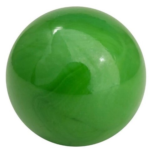 New for 2023! 16mm Opal Green Glass Player Marbles (5/8") Pack of 10 Vacor - Picture 2 of 2
