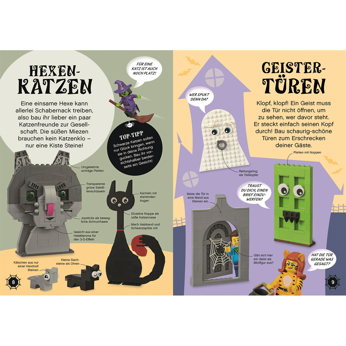 Thumbnail - Lego Ideen. Geister, Hexen, Gruselwesen. Julia March
