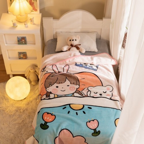 Manta polar Sweet Dreams adorable diseño animal niña adorable - Imagen 8 de 12