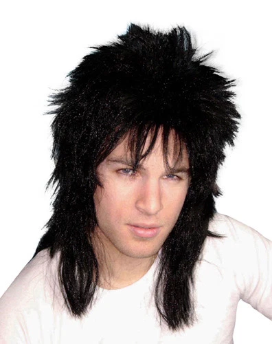 Black best sale spiky wig