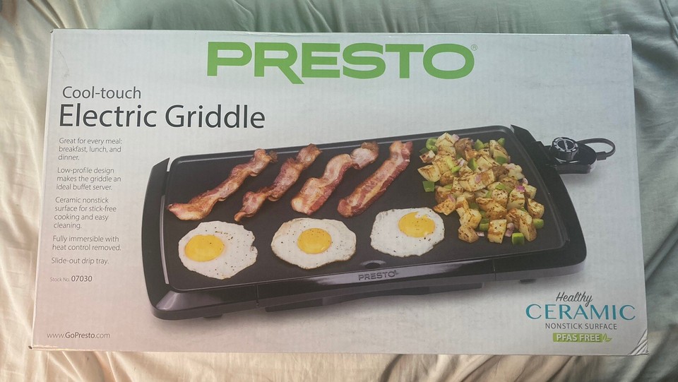 Comal Electrico Prestou00ae Cool-Touch Electric Griddle With