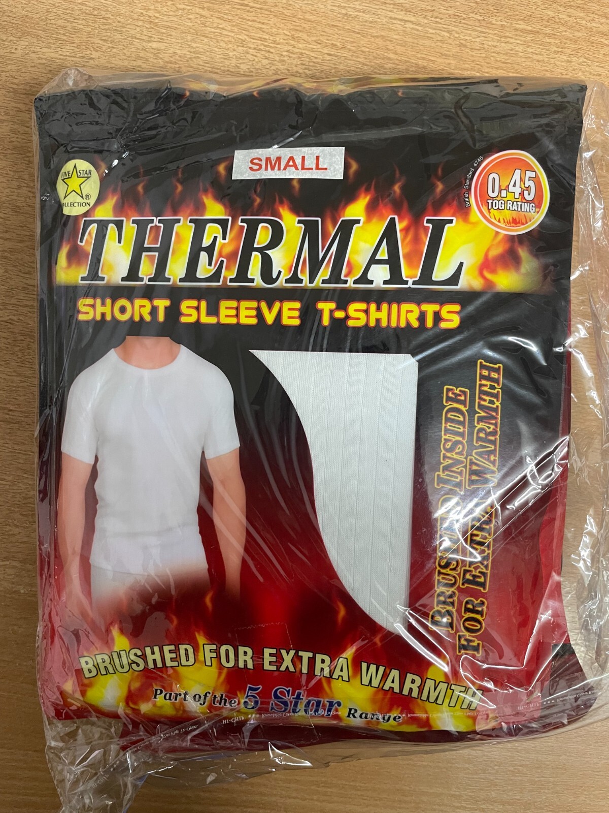 6 camisetas térmicas de manga corta para hombre solo en blanco - talla pequeña solamente