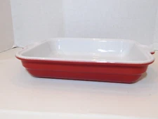 Emile Henry Red Casserole Baking Dish 11"x9" 96.12