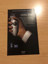 James Bond Nightfire Philishave Cool Skin Nivea Men Flyer - VERY RARE