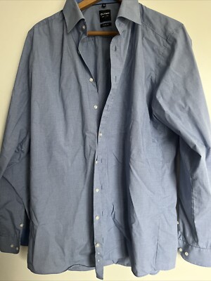 Olymp Level 5 Slim Fit Herren Hemd - Blau, EU 44