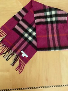 burberry cashmere scarf purple