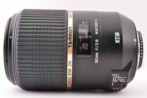 TOP MINT Tamron SP 90mm f/2.8 Macro Di VC USD Macro Lens for Nikon F mount - Picture 4 of 13