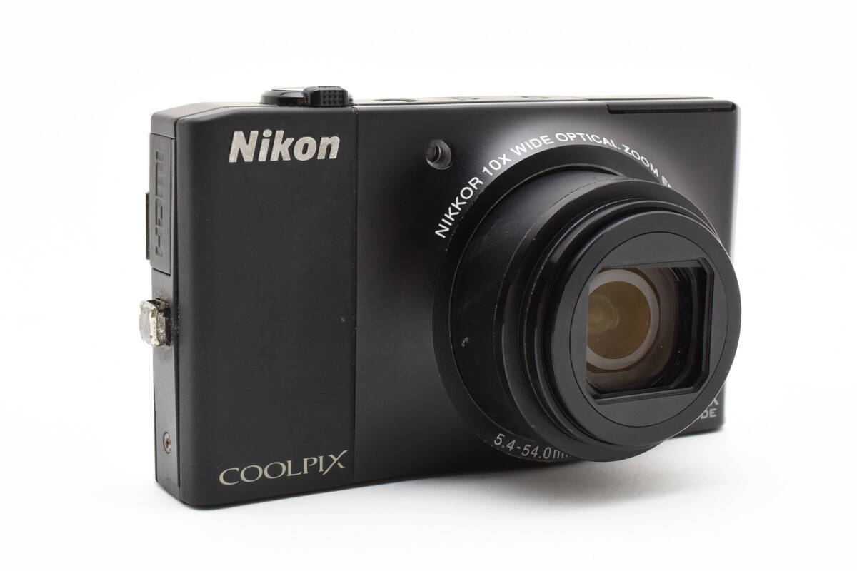 Nikon COOLPIX S8000 Black Digital Camera Working in BOX