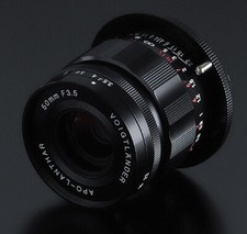 Voigtlander USA WARRANTY M 50mm F3.5 APO LANTHAR Black Type II for All Leica M