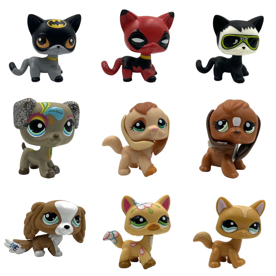 Littlest pet shop toys Original old collectible Bobble head LPS toys for  girls